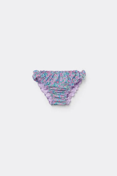 Bikini Bottoms Girls’ Floral Vichy