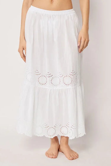 Broderie Anglaise Long Skirt