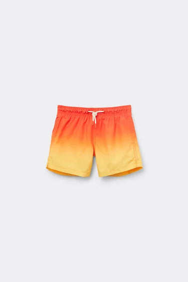Boys’ Patterned Boxer Swim Shorts Formentera