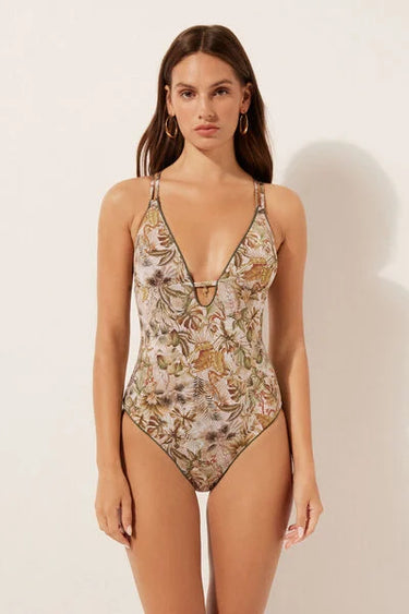 Swimsuit Tropical Foliage