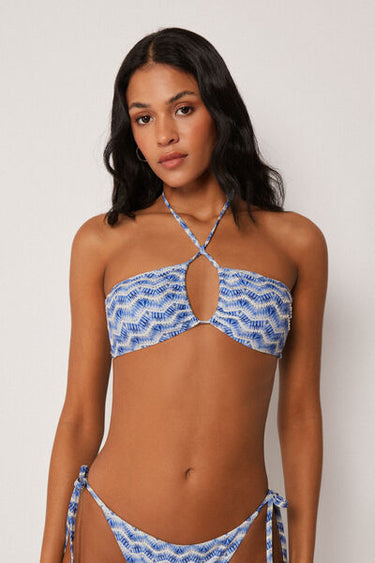 Bandeau Bikini Top Water Reflection