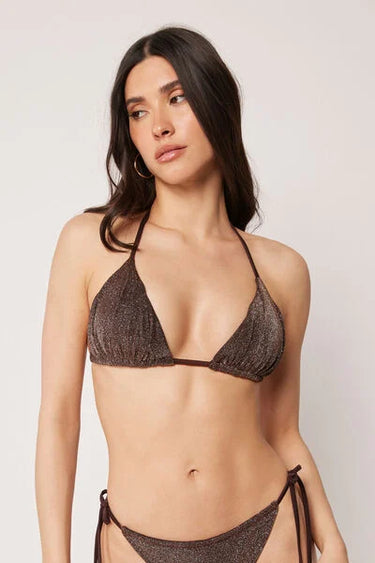 Triangle Bikini Top Glitter