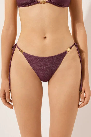 Tie Brazilian Bikini Bottoms Golden Glow