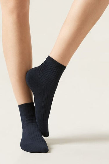Ribbed Short Socks