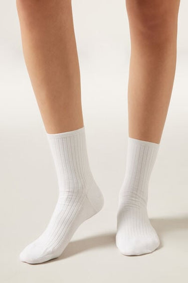 Ribbed Short Socks