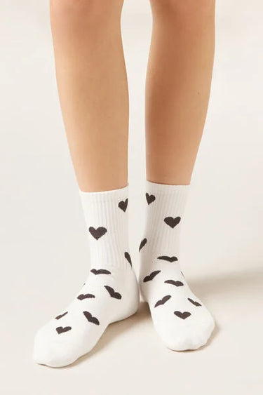All-Over Heart Socks