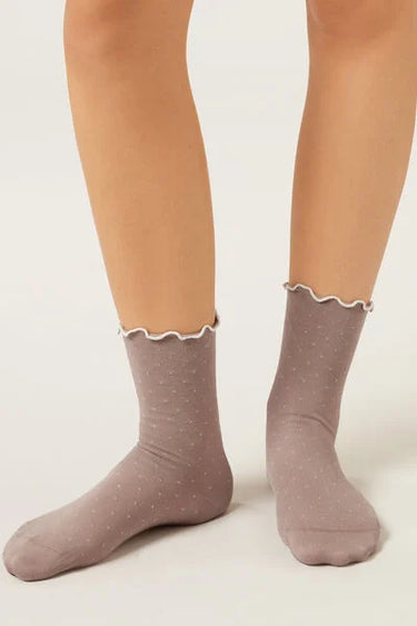 Micro Polka Dot Socks