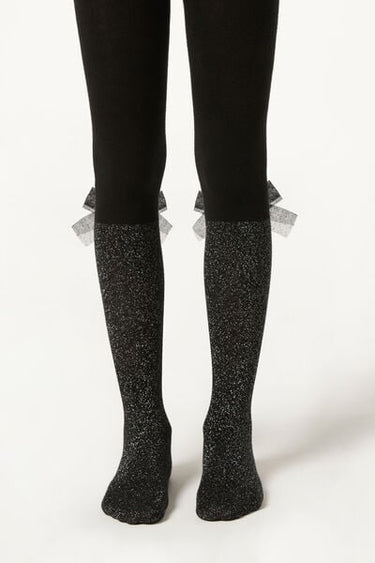 Girls’ Cotton Longuette Tights