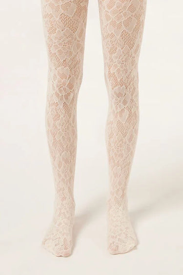 Girls' Lace Tights