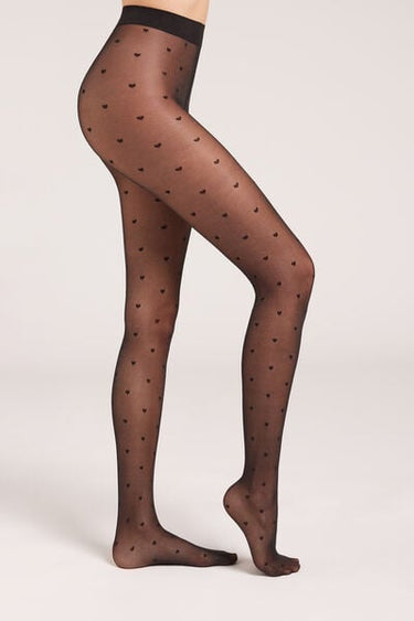 Little Hearts 30 Denier Sheer Tights