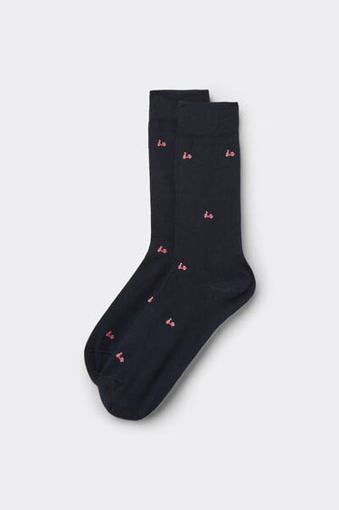 Men's Funny Print Cotton Socks