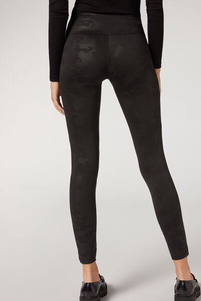 Calzedonia Malta - MODP 1009 Leather Effect Thermal Cigarette Leggings Was  €25.95 Now €17.95