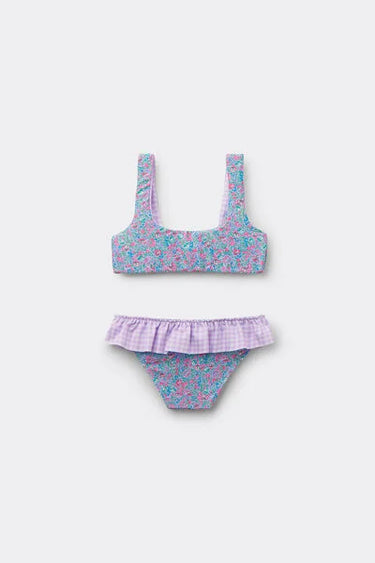 Bikini Girls’ Floral Vichy