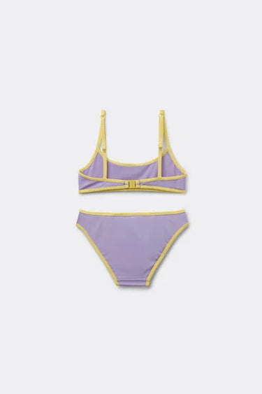 Girls’ Bikini Bicolor Piping