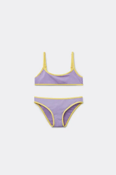 Girls’ Bikini Bicolor Piping