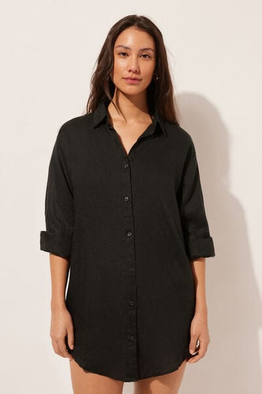 Linen Shirt Dress