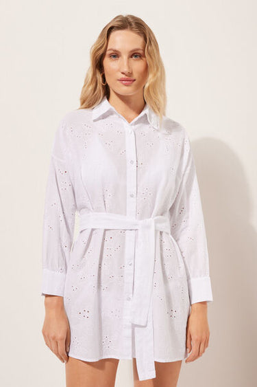 Long Broderie Anglaise Shirt