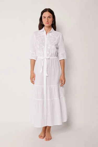 Embroidered Maxi Dress