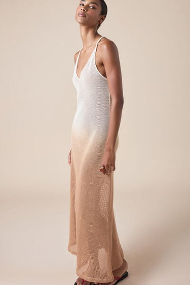 Long Mesh Dress