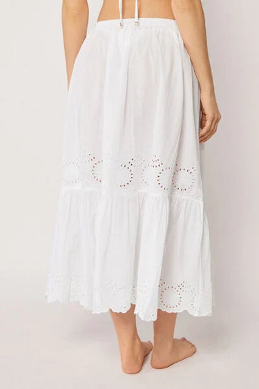 Broderie Anglaise Long Skirt
