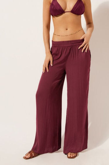 Shiny Palazzo Trousers
