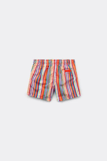 Boys’ Striped Boxer Swim Shorts Formentera