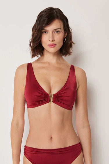 Brassiere Bikini Top Shiny Satin