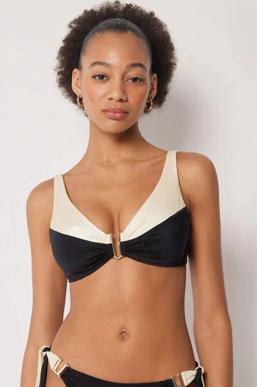 Brassiere Bikini Top Elegant Bicolor
