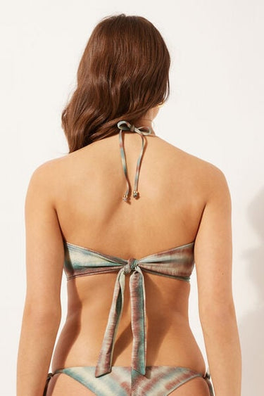 Tie Bandeau Bikini Top