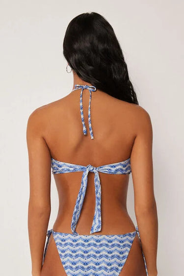 Bandeau Bikini Top Water Reflection