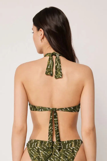 Bandeau Bikini Top Natural Tie-Dye