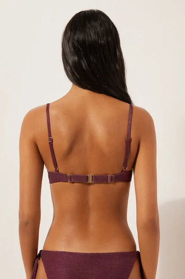 Padded Push-Up Bikini Top Golden Glow