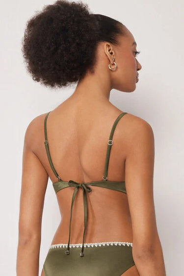 Padded Push-Up Bikini Top Refined Shine