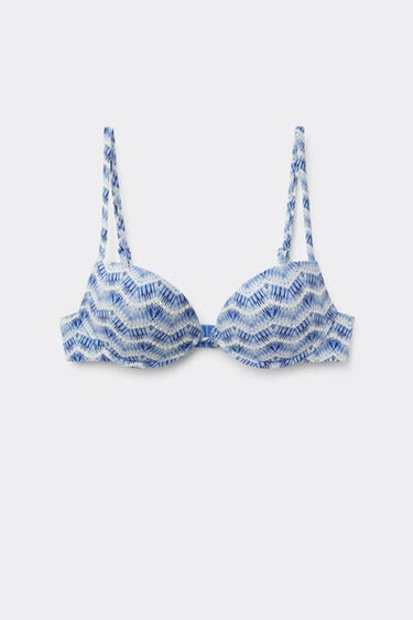 Padded Push-Up Bikini Top Water Reflection