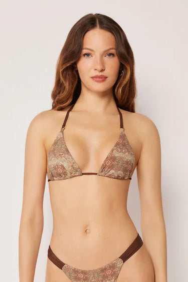 Triangle Bikini Top Ethnic Boho
