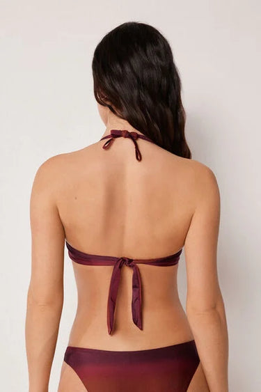 Graduated Triangle Bikini Top Soft Shades