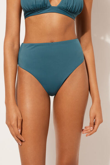 High-Waisted Brazilian Bikini Bottoms Scultura