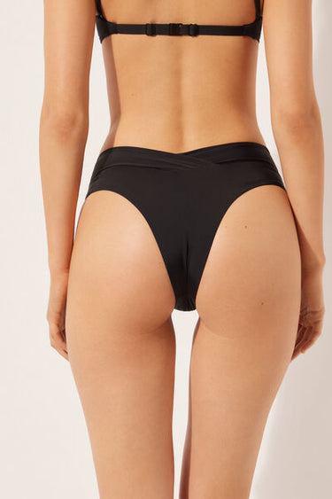 High-Waisted V-Cut Brazilian Bikini Bottoms Indonesia