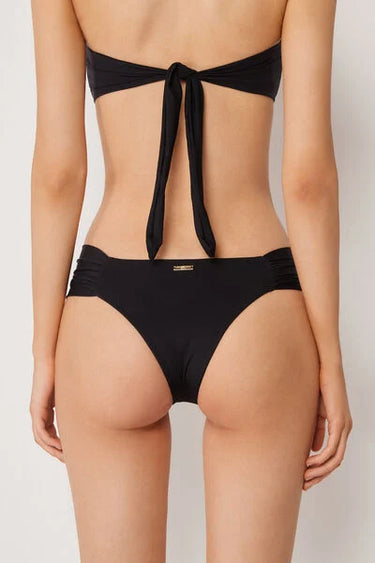 Ruched Brazilian Bikini Bottoms Premium Fit