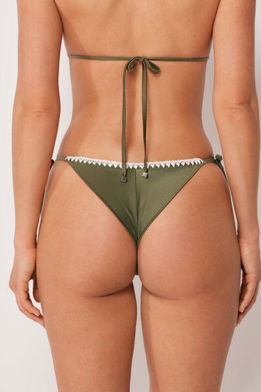 Tie Brazilian Bikini Bottoms Refined Shine