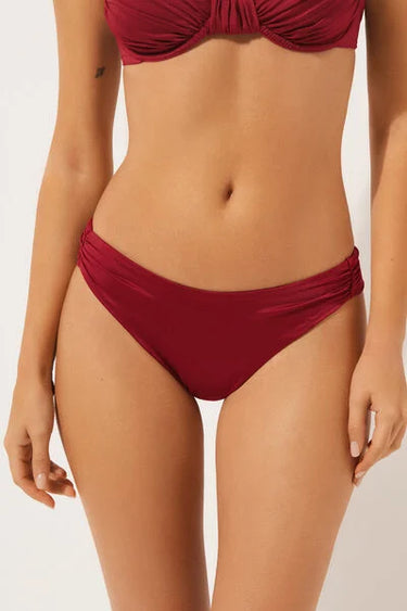 Brazilian Bikini Bottoms Shiny Satin
