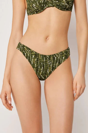 Brazilian Bikini Bottoms Natural Tie-Dye