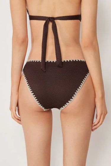 Bikini Bottoms Bicolor Embroidery