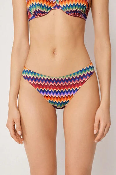 Bikini Bottoms Vibrant Chevron