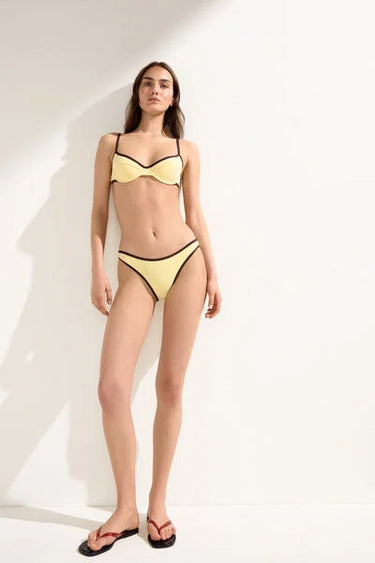 Bikini Bottoms Bicolor Piping