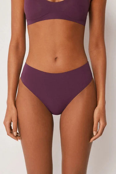High-Waisted Bikini Bottoms Invisible Bonding