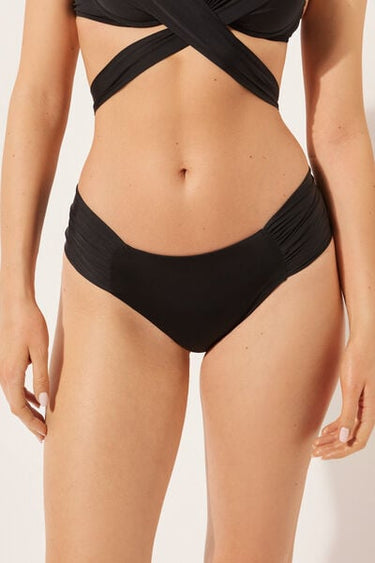 Indonesia Ruched Bikini Bottoms