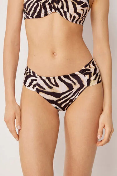 Bikini Bottoms Savannah Zebra