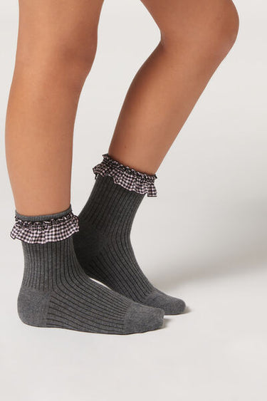 Kids’ Ruched Socks