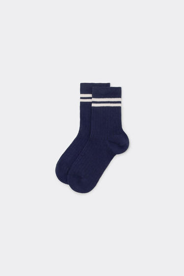 Kids’ Patterned Ribbed Socks